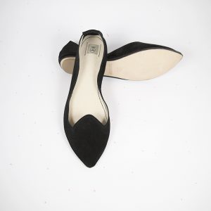 Handmade Pointed toe Loafers in Black Soft Italian Leather