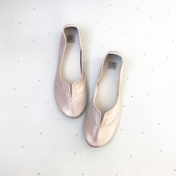 Oxfords Shoes in rose gold Handmade Leather Shoes