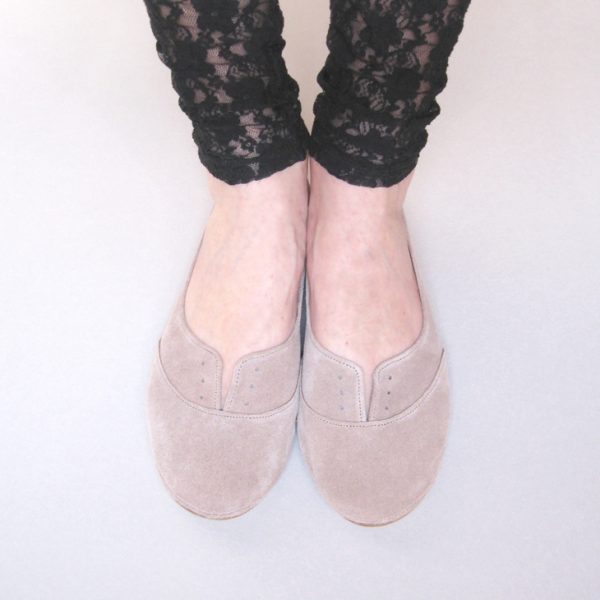 Oxfords Shoes in nude Handmade Leather Shoes