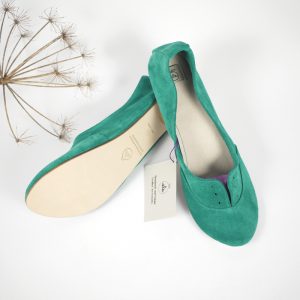 Oxfords Shoes in emerald Handmade Leather Shoes