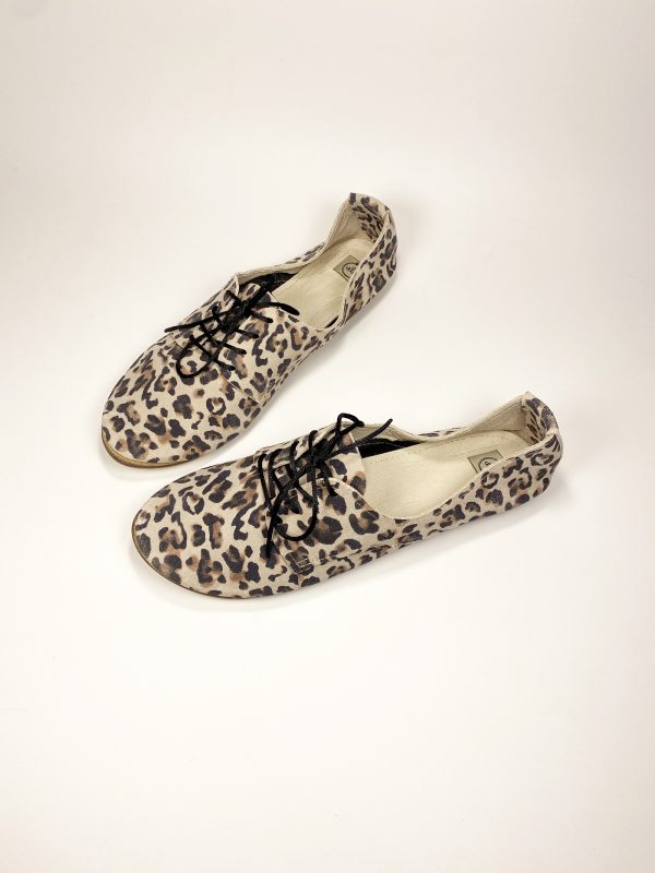 leopard laced oxfords - Ele Handmade Shoes