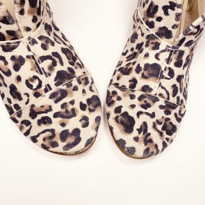 Ankle Boots in leopard print italian leather