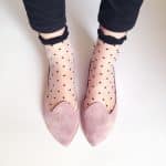 POINTY LOAFERS in OLD PINK SOFT LEATHER Chic and super comfortable pointed toe loafers. Upper in buttery old pink Italian suede leather. Low heel and leather soles.