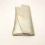 Bridal Purse in White Gold Leather, Matching Shoes Handmade Wedding Clutch Bag, Elehandmade Bridal Handbag