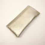 Bridal Purse in White Gold Leather, Matching Shoes Handmade Wedding Clutch Bag, Elehandmade Bridal Handbag