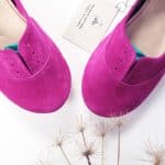 Oxfords Shoes in Cyclamen Pink Italian Soft Leather, Elehandmade Flats Shoes