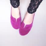 Oxfords Shoes in Cyclamen Pink Italian Soft Leather, Elehandmade Flats Shoes