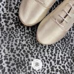Custom made Flats Shoes in Leopard Printed Italian Leather, elehandmade shoes