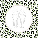 Custom made Ballet Flats Shoes in Leopard Printed Italian Leather, elehandmade ballerinas