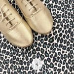 Custom made Flats Shoes in Leopard Printed Italian Leather, elehandmade shoes