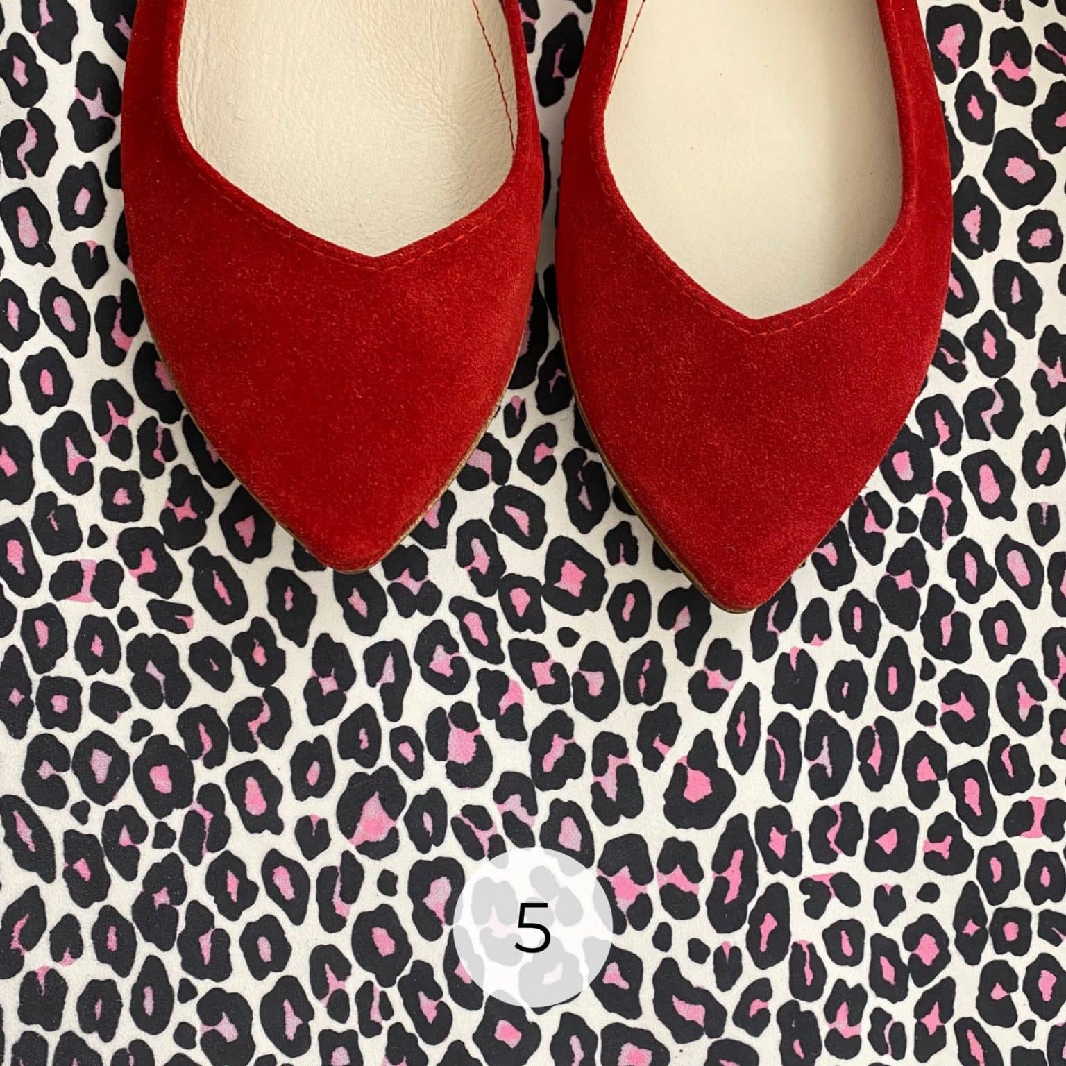 Custom made Flats Shoes in Leopard Printed Italian Leather, elehandmade shoes