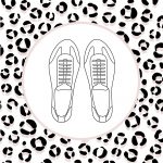 Outline of cute and comfortable retro chic leather handmade trainers by elehandmade shoes - made to order shoes