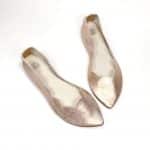 Rose Gold Bridal Flats, low heel elegant pumps, Handmade Italian Leather Shoes, elehandmade shoes