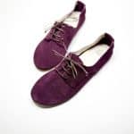 Oxfords Shoes in Burgundy, Oxblood Leather, Handmade Soft Laced up Flats Shoes, Elehandmade Spectators