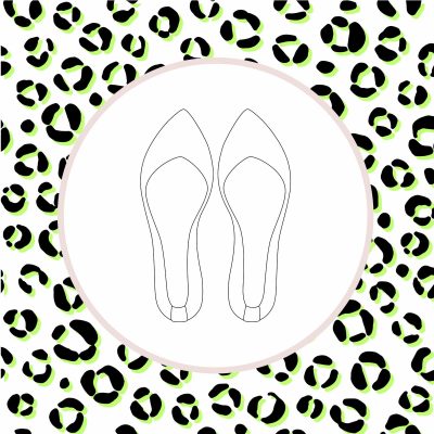 Custom made Ballet Flats Shoes in Leopard Printed Italian Leather, elehandmade ballerinas
