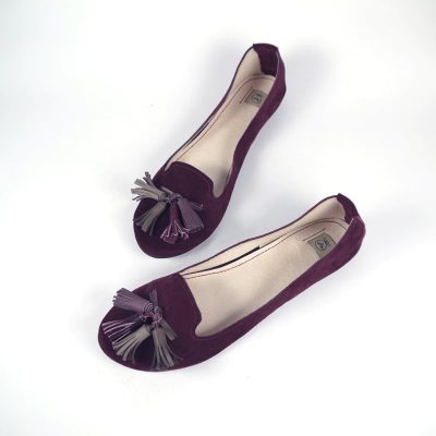 Loafers Shoes in Burgundy Oxblood Bordeaux Wine Suede, Handmade Leather Slip on Shoes
